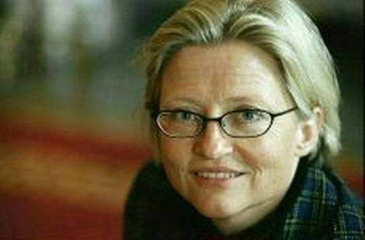 Anna Lindh var en varm fortaler for et ja til euroens indførelse i Sverige. Foto: Pressens Bild 