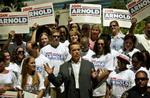 Arnold Schwarzenegger er en af kandidaterne ved guvernørvalget i Califonien. - Foto: AP 
