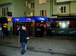 Det var ved denne restaurant, at den formodede gerningsmand blev pågrebet. - Foto: Pontus Lundahl. 