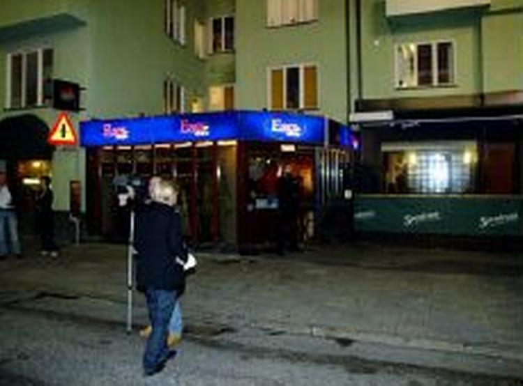 Det var ved denne restaurant, at den formodede gerningsmand blev pågrebet. - Foto: Pontus Lundahl. 