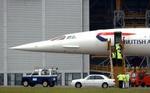 Concorden gøres klar i Heathrow Lufthavn. - Foto: AP 