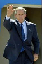 Bush taber terræn i meningsmålinger. Foto: AP 