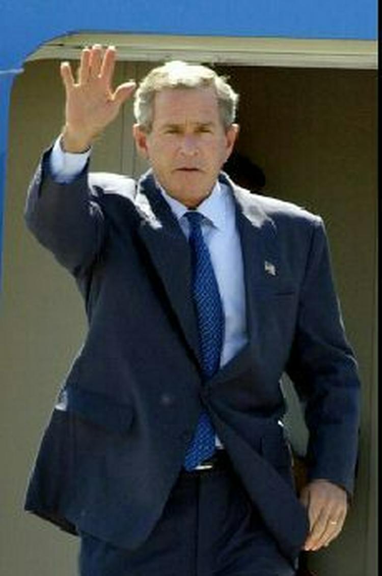 Bush taber terræn i meningsmålinger. Foto: AP 