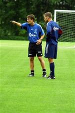 Andreas Jakobsson er godt tilfreds med Michael Laudrups tanker om det offensive spil. - Foto: Jan Sommer 