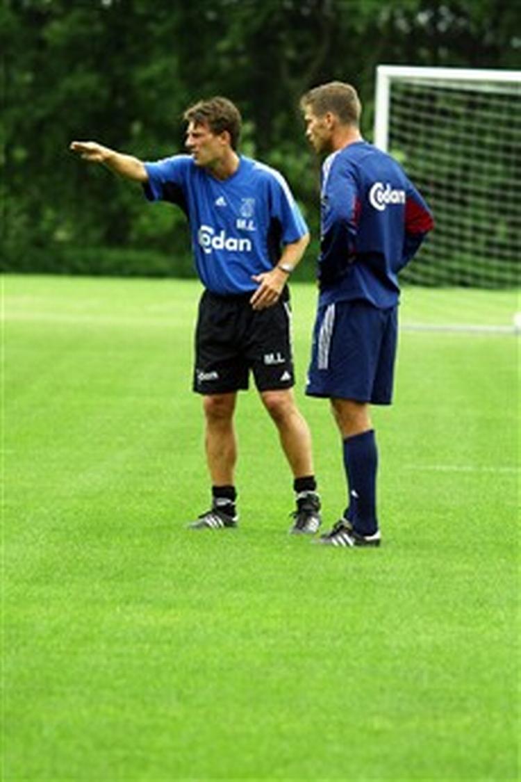 Andreas Jakobsson er godt tilfreds med Michael Laudrups tanker om det offensive spil. - Foto: Jan Sommer 