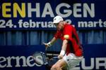 Kenneth Carlsen i aktion ved Copenhagen Open. - Foto: AP 
