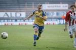 Mattias Jonson scorede Brøndbys enlige mål. - Foto: Pelle Rink 
