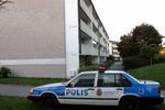 Manden boede sammen med i en lejlighed i dette kvarter i forstaden Tullinge sammen med sin mor og søster. - Foto: AP 