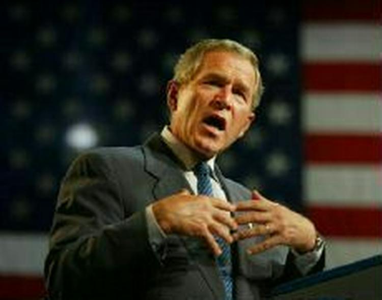 Bush beder igen Kongressen om penge. - Foto: AP 