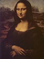 Billedet af Mona Lisa - malet af van Gogh? Foto: Polfoto 