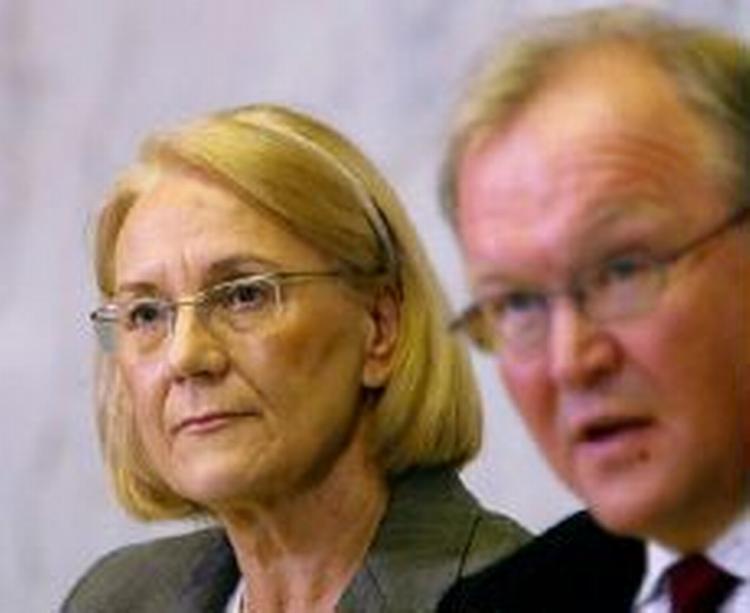Laila Freivalds blev fredag præsenteret af den svenske statsminister. - Foto: AP 