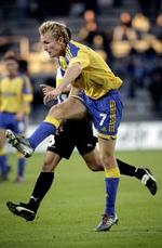 Thomas Kahlenberg gjorde en god figur for Brøndby. - Foto: Pelle Rink 