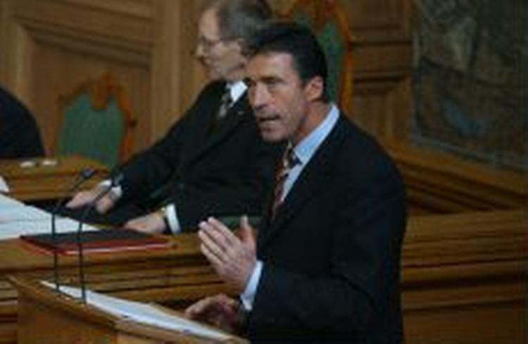 Anders Fogh Rasmussen under dagens åbningstale. - Foto: Finn Frandsen 