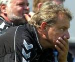 Ole Mørk er færdig på bænken i Frem. - Foto: Lars Poulsen 