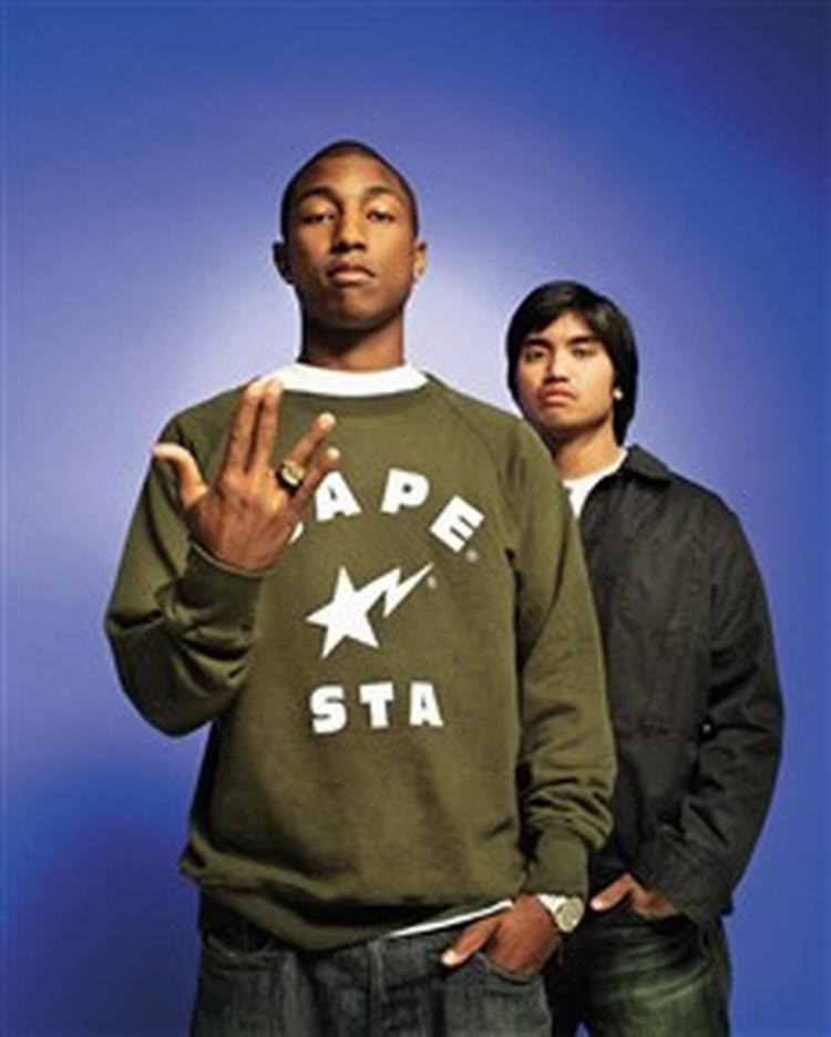 The Neptunes har for længst etableret sig som markedets sikreste leverandør af pophits med udgangspunkt i hiphop og r&amp;amp;b. - PR-foto. 