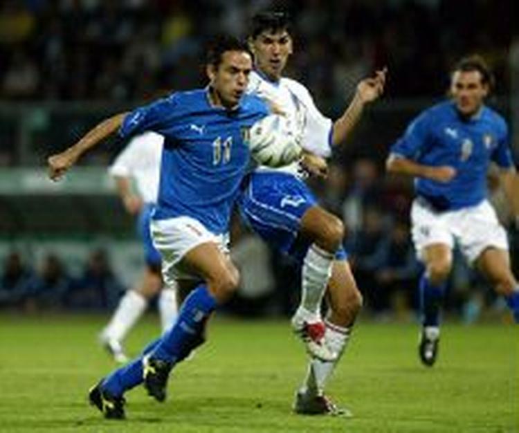 Jon Dahls klubkammerat, Filippo Inzaghi, scorede to gange i 4-0-sejren over Aserbajdsjan. - Foto: AP 