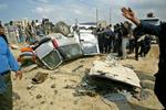 Bombeeksplosionen fandt sted i nærheden af byen Beit Hanoun i Gazastriben. - Foto: AP 