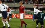 Michael Owen har scoret til 2-0 mod Danmark under VM. - Foto: Finn Frandsen 