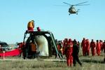 Landingen foregik i Mongoliet klokken 06.28, lokal tid (23.28 dansk tid). - Foto: AP 