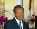 Malaysia premierminister Mahathir efter sin åbningstale. - Foto: AP 