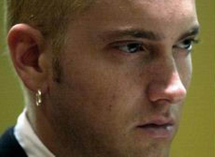 Marshall Bruce Mathers III også kendt som Eminem må gerne synge grimt om gamle skolekammerater. - Foto: AP 