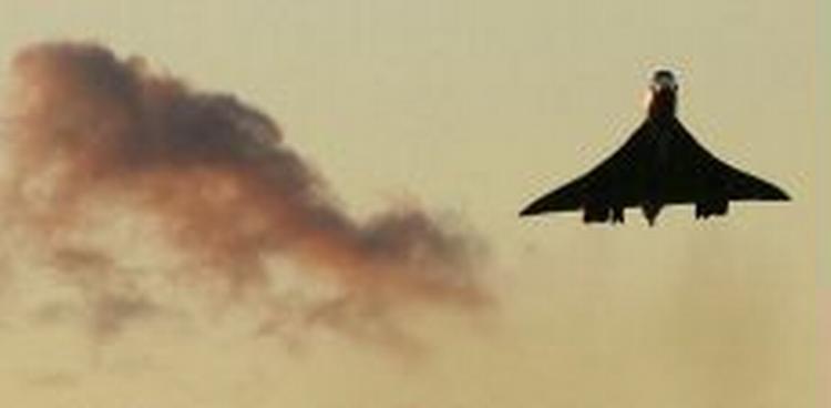 Den sidste Concorde har sat kursen mod USA. - Foto: AP 