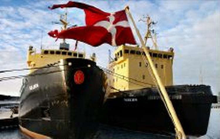 Den danske isbryder Thorbjørn. - Foto: Rasmus Baaner 