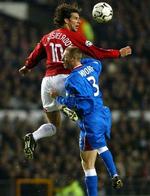 Nistelrooy scorede to mål for Manchester United. - Foto: AP 