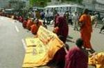 SRI LANKA MONK'S PROTEST