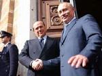 Berlusconi og Putin til topmøde i Rom. - Foto: AP 