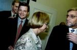 Finanslov i hus lørdag formiddag. - Foto: Martin Zakora 