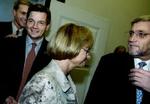 Lørdag middag afsluttede Dansk Folkeparti og regeringen en uges slutspurt i finanslovsforhandlingerne. - Foto: Martin Zakora 