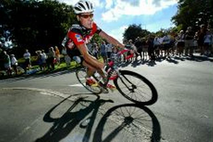 Jørgen Bo Petersen i aktion under Post Danmark Rundt. - Foto: Claus Bonnerup 