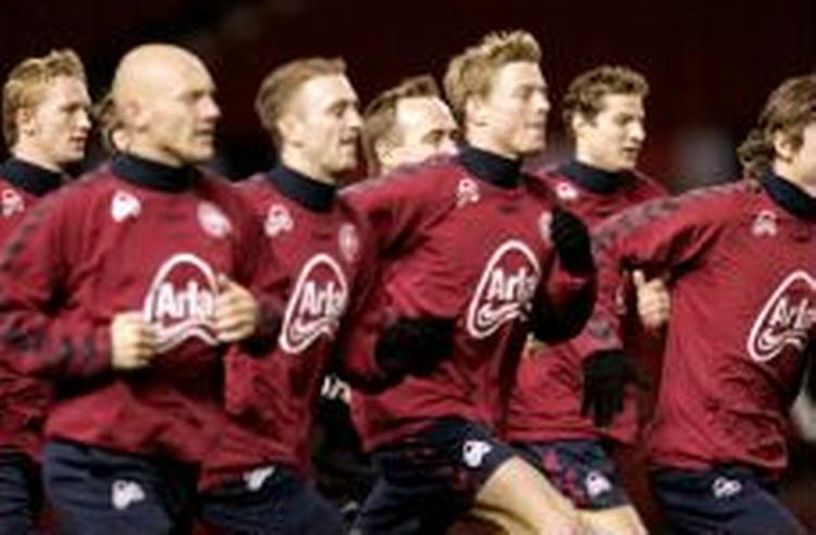 Jon Dahl Tomasson her i gang med løbetræning sammen med resten af det danske landshold har haft et godt år. - Foto: Pelle Rink 