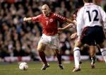 Thomas Gravesen der ydede en storslået indsats mod England håber, at både René Henriksen og Ebbe Sand vil blive i landsholdstruppen. - Foto: Pelle Rink 