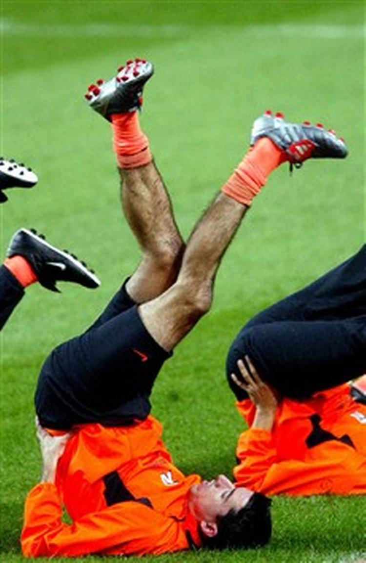 Meget står på spil for de hollandske spillere. - Foto: AP 