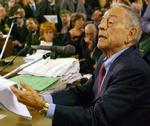 Cesare Previti under det sidste retsmøde. - Foto: AP 