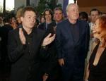 Michael Caine, til højre, skal spille med i den nye Batman-film. - Foto: AP 