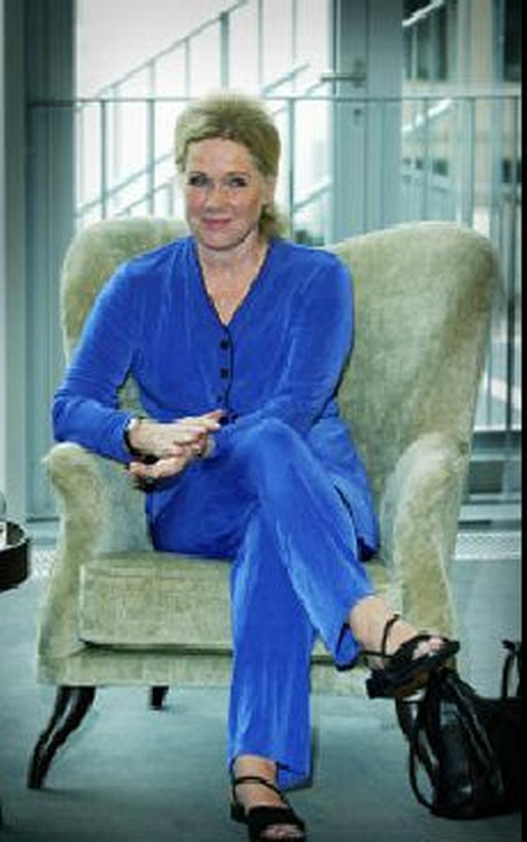 Liv Ullmann fortæller om scener fra en filmoptagelse. - Foto: Morten Langkilde 