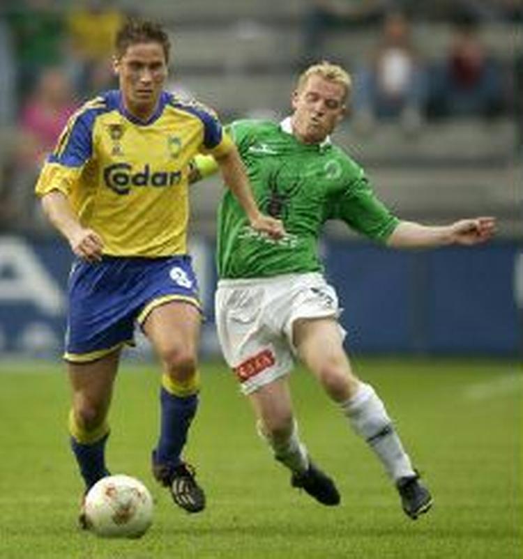 Martin Retov (tv.) har udviklet sig enormt under Michael Laudrup. - Foto: Jens Dresling 