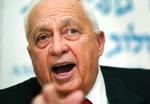 »Det er klart, at i sidste ende vil vi ikke være i alle de områder, vi er i nu«, siger Ariel Sharon. - Foto: AP 