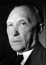 Her er den største tysker gennem tiderne, den første kansler i Vesttyskland, Konrad Adenauer. - Foto: AP 