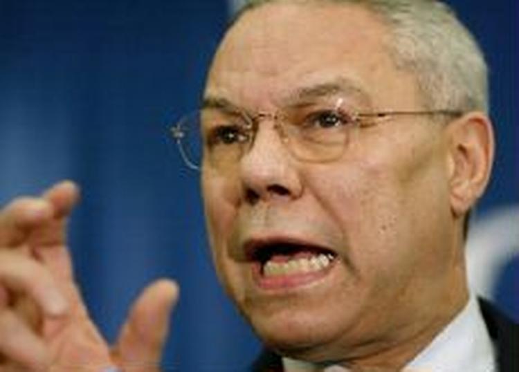 'De palæstinensiske topledere skal forpligte sig til at stoppe terrorismen', siger Colin Powell. - Foto: AP 