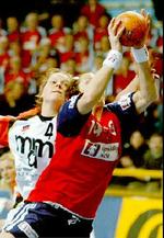 Norge-Tyskland 31-30. - Foto: AP 