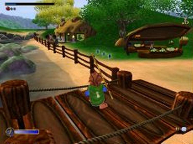 Tolkiens verden fra romanen 'Hobitten' er velrealiseret og farverig i spillet 'The Hobbit'. Samtidig er spillet nemt både at styre og spille - selv med et pc-tastatur. 