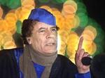 Libyens leder oberst Muammar Gaddafi har ifølge britiske og amerikanske forhandlere erkendt, at Libyen var tæt på at kunne udvikle a-våben. - Foto: AP 