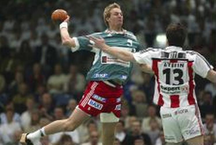 Gjessing spillede lørdagens CL-kamp i Magdeburg, men knæet kan ikke holde til en lang EM-turnering. - Foto: Claus Bonnerup 