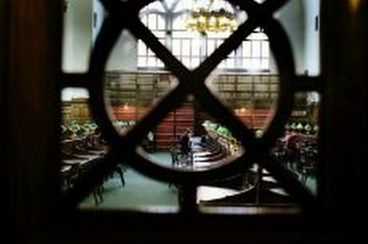 Læsesalen på Det Kongelige Bibliotek. - Foto: Jan Grarup 