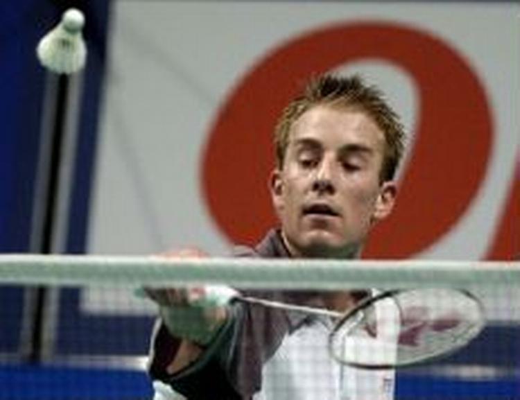 Peter Gade tabte i to sæt til malaysieren Hann og var dybt skuffet over nederlaget. - Foto: Jens Dresling 