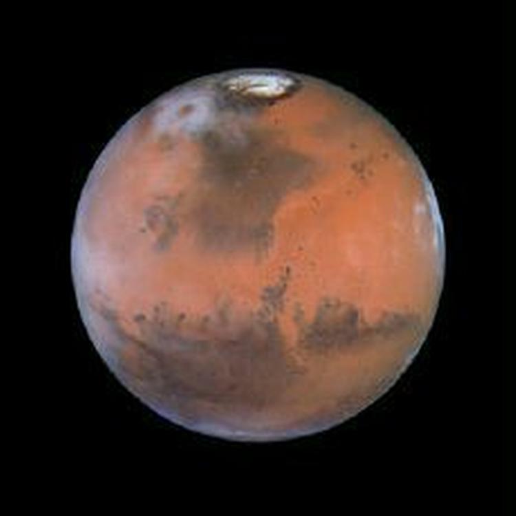 Satellitten Mars Express blev sendt ud i rummet fra Kasakhstan 2. juli og har tilbagelagt 400 millioner kilometer før rumsonden 'Beagle 2' skulle begynde sin landing på Mars. Polfoto 